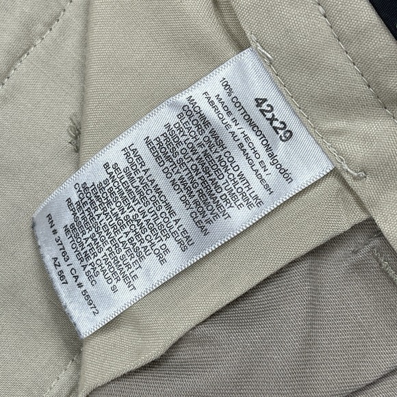 Savane Pants Mens 42x29 (actual‎ 42x28) Beige Workwear Business Casual Travel - Picture 3 of 10